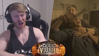 VIKRAM House Fight + Badass Bai Scene Reaction By Foreigner - VIKRAM Full Movie Reaction Part 9