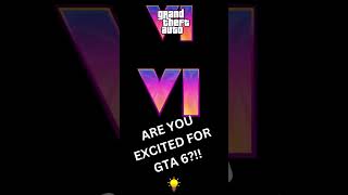 ARE YOU EXCITED FOR GTA 6?! #GTA6 #gta #gtatrailer #gtavi