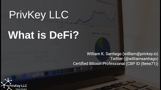 What is DeFi?