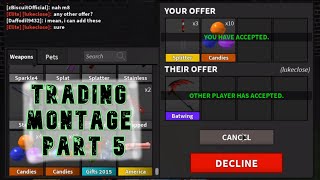 Mm2 Trading Montage Part 5 (Getting Batwing!!)