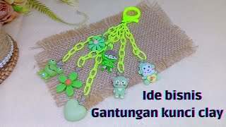 ide bisnis gantungan kunci dari clay lucu || cara buat gantungan kunci clay