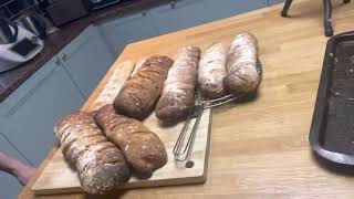 Making wonderful bread at Lickleyhead Castle 3rd day of private cooking - Giuseppe Manzoli