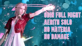 Aerith Solo vs Odin Full Might No Materia No Damage | FINAL FANTASY VII REBIRTH