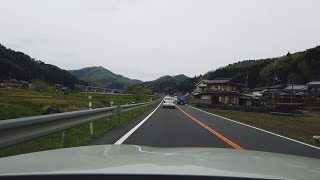 Driving in Japan's countryside | Kyoto - Kameoka - Nantan - Ayabe | 4k