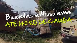 Bicicletas multiuso levam até 140 kg de carga