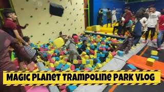 Magic Planet Amanah Mall Lahore | Trampoline Park Vlog | Pakistani Vlogs