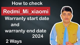 How to check warranty Redmi All smartphones in 2024 [Hussnain ki tech]#trending