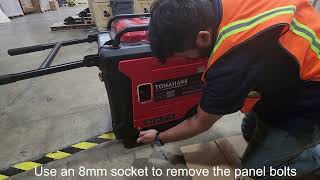 How To Remove the CO Sensor on a 9000 Watt Inverter Generator | South Bay Repair Shop