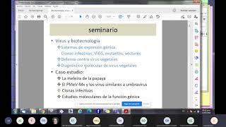 seminario de Campus Biotecnología de virus fitopatógenos, caso de estudio: PMEV-MX