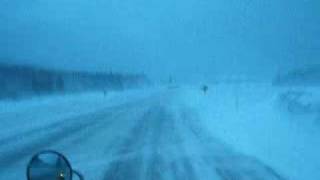 Driving through Crawford Notch