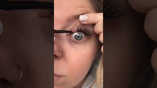 DIY Eyelash Extensions Tutorial #shorts