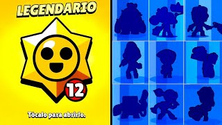 Abriendo 12 Starr Drops LEGENDARIOS y Jugando Con Subs a BRAWL STARS!