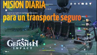 Mision diaria normas para un transporte seguro genshin impact