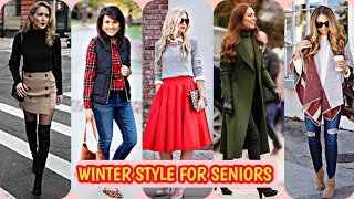 Winter Outfits for Women Over 50+ | Trendy Fashion Ideas 2024