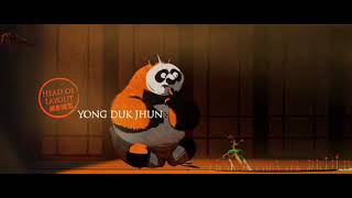 Kungfu Panda: It's the book of your life that you're writing.