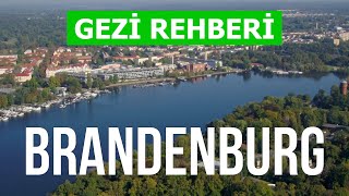 Brandenburg, Almanya | Brandenburg Şehri, Potsdam, Cottbus, Eberswalde | Drone 4k videosu | Almanya