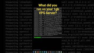 discussing what I've used my 1gb VPS Server for