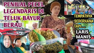 PENJUAL PECEL LEGENDARIS TURUN MENURUN || TEMPAT SEDERHANA LARIS MANIS#PECEL