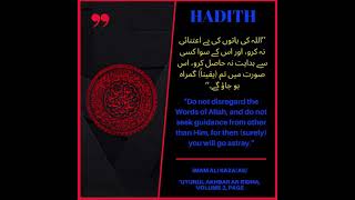 Imam Ali Raza (AS) hadith 2