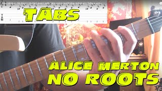 Alice Merton - No Roots | Guitar Lesson with Tabs and notes(Bridge inclusive) | Табы и ноты