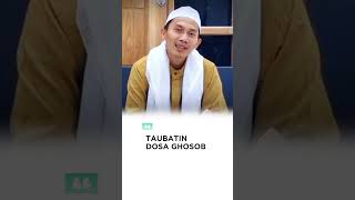 Bab Ghosob- Rutinan Malam Selasa Majlis Al tajj Ust Irfan Burhanudin