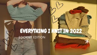 Everything I Knit In 2022 // For Myself