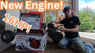 Engine Swaping My Gokart (16HP)