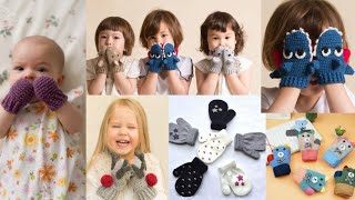 latest designs of Crochet gloves and mittens for little babies|| gorgeous and beautiful collection