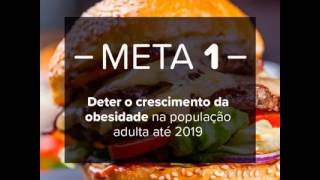 Brasil assume metas para frear o crescimento da obesidade.