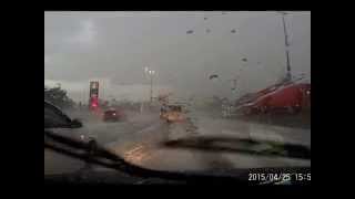 Driving in hail western sydney