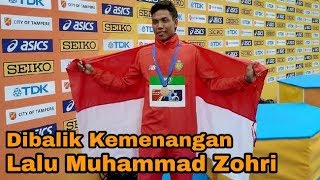 Atlit Lari | Lalu Muhammad Zohri | kenapa pakai Bendera Polandia ?