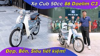 Xe Cub 50cc 86 Dealim C3 - "Huyền thoại" đã trở lại - "HIỆN ĐẠI" hơn xưa ||093.629.1199