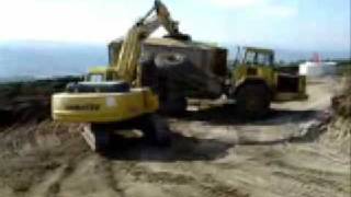 Accident Dumper Volvo Crash Video Excavator Crane Koparka dumpere tractor funny video