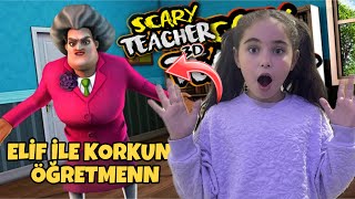 ELİF İLE KORKUNÇ ÖĞRETMEN OYNADIK BÖLÜM #2 Scary Teacher