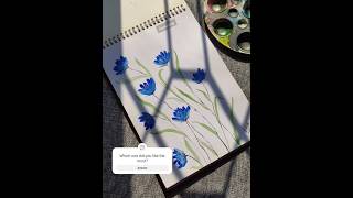 Flower sketch book tour #aesthetic #art #painting #trending #flowers #viral #creative #easy #shorts