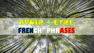 15 Common Phrases with AVOIR and ÊTRE