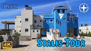 🌴Stalis Tour ☀️ 🇬🇷 Kreta #greece #stalidabeach  #crete  #4k #walkingtour