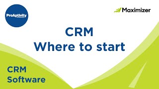 CRM for Marketing | CRM Marketing Software | ProAptivity