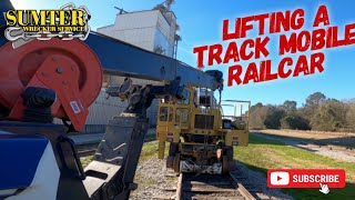 Lifting a Track Mobile Railcar