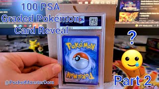 100 Card PSA Graded Pokémon Card Reveal Series, Part 2.. Oh boy