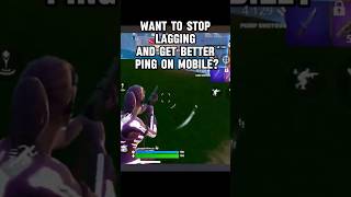 How to get BETTER Ping on Fortnite Mobile