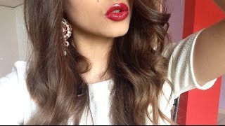 ASMR Mac lipsticks application // mouth sounds - close up kissing ♡