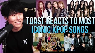 Toast reacts to "Most Iconic Kpop Songs" with Twitch Chat | Read Note