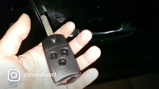 Duplikat kunci model filp key Honda CIVIC 3 TOMBOL . siap di bantu ( video testimoni )