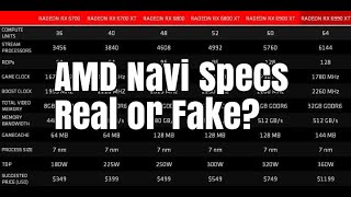 Big Navi Specs, Accurate or Fake?