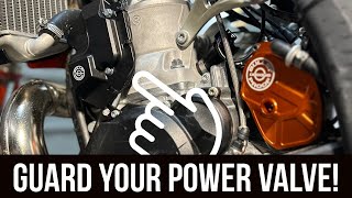 Bullet proof designs Power Valve guard install - 2023 KTM300XC