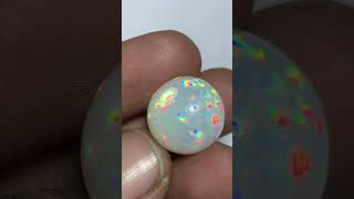 GTL CERTIFIED One Sided 19.90 Carat Natural Smooth Ethiopian Opal Gemstone SH33