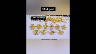 18crt gold rings design 🌟