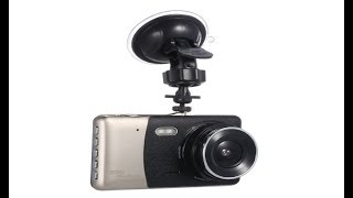 KKMOON 4" Dual Lens Car DVR - not FHD - China junk