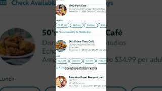 COMO RESERVAR RESTAURANTE NA DISNEY!